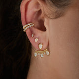 Royal Marquise Diamonds Ear Jacket