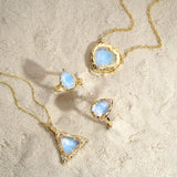 Hecate Necklace - Labradorite & Moonstone - Danielle Gerber Freedom Jewelry