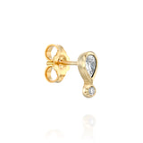 Jolene earring - White Topaz & diamond