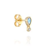Jolene earring - Moonstone & diamond