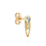 Jill earring- White Topaz