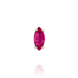 Marquise stud - Ruby