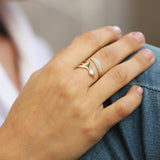 Phoenix Ring & Pave diamonds - Danielle Gerber Freedom Jewelry