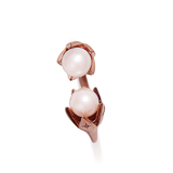 Lotus Pearls Ring - Rose Gold - Danielle Gerber Freedom Jewelry