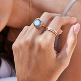 Freya Ring - Labradorite - Danielle Gerber Freedom Jewelry