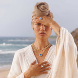 Inanna Links Necklace - Labradorite & Diamonds - Danielle Gerber Freedom Jewelry