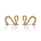Swan LAAIC- 14K gold & diamonds - Danielle Gerber Freedom Jewelry