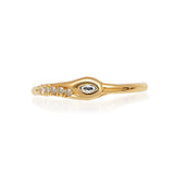 Petite Crane Ring & diamonds - Danielle Gerber Freedom Jewelry