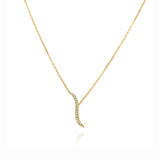 Flowy Necklace & Diamonds - Danielle Gerber Freedom Jewelry