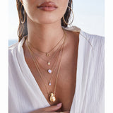 Mini Moondrop Necklace - Moonstone - Danielle Gerber Freedom Jewelry
