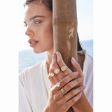 Stardust signet Ring - Danielle Gerber Freedom Jewelry