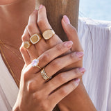 Stardust signet Ring - Danielle Gerber Freedom Jewelry