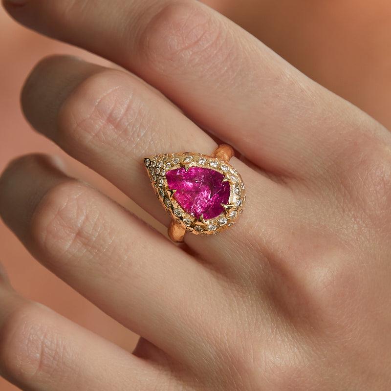 Mystic spell Ring- Pink Tourmaline