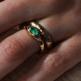 Mystic eden marquise Ring- Emerald