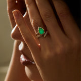 Mini Mystic spell Ring- Emerald
