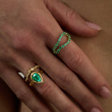 Adama Infinity Emerald Ring
