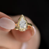 Rosa Pear Cut Diamond Engagement Ring