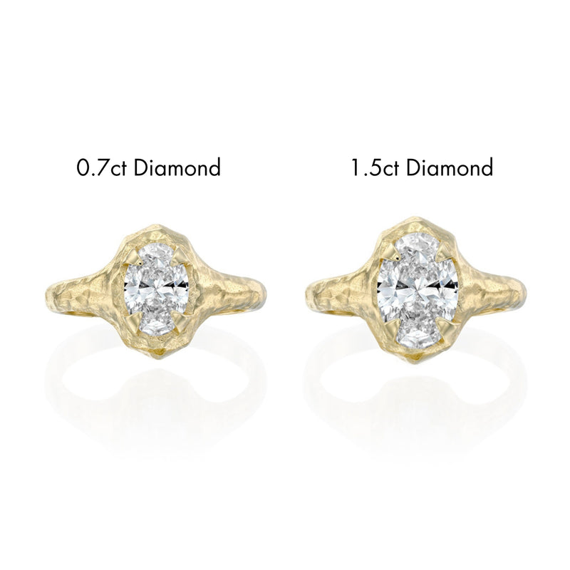 Mystic Temple Engagement Ring