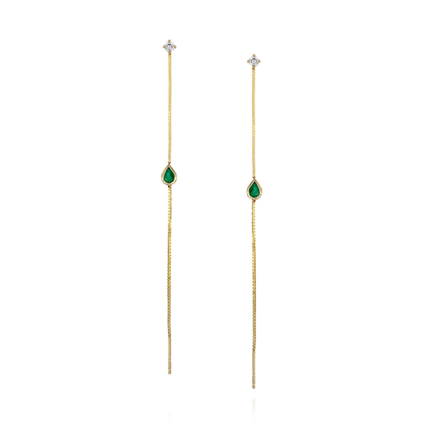 Lura Earring - Emerald