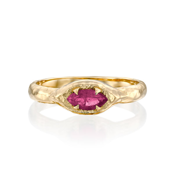 Mystic eden marquise Ring- Pink Tourmaline