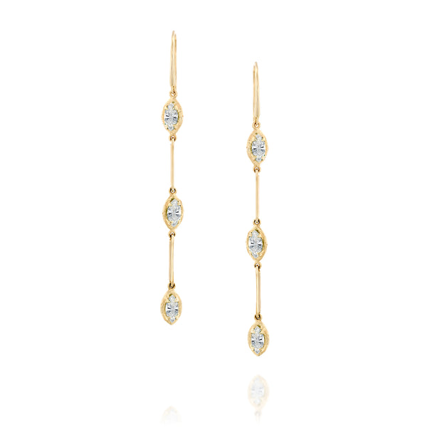 Hera Earrings - Diamonds