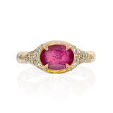 Mystic spell Oval Ring- Pink Tourmaline