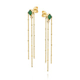 Princess Rosa Emerald Earring