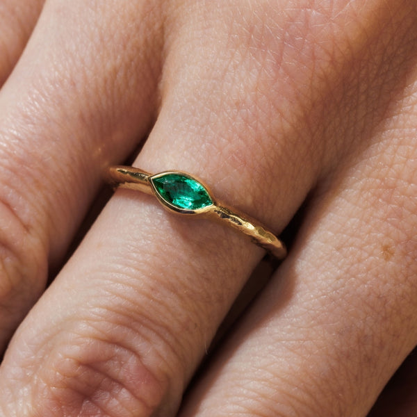 Eden Marquise Ring- Emerald