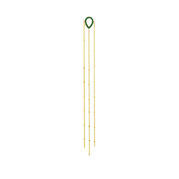 Rosa Emerald Earring