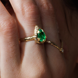 Mini Mystic spell Ring- Emerald