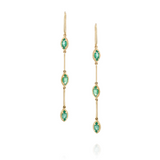 Hera Earrings - Emerald