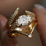 Mystic spell Diamond Oval Ring