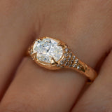 Mystic spell Diamond Oval Ring