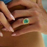 OOAK Lagoon Tourmaline Ring