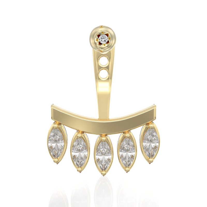 Marquises Diamonds Ear Jacket