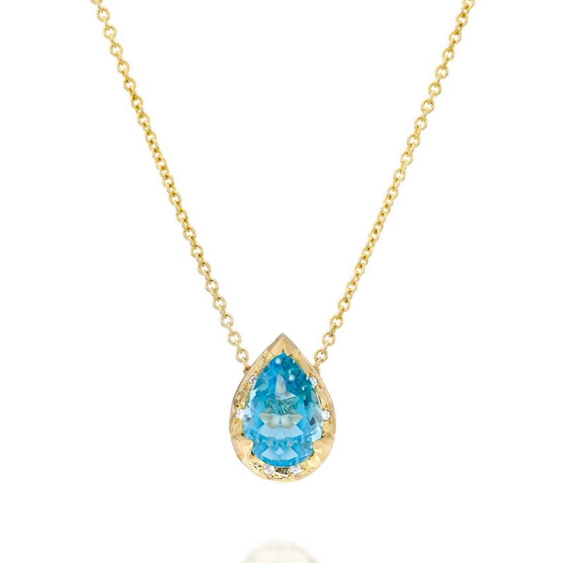 Gold Eden Necklace - Topaz