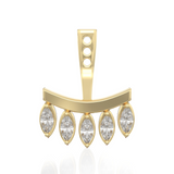 Marquises Diamonds Ear Jacket