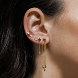 Luna Light Earring- Ruby