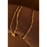 Adama Split Wave Pavé Diamond Bracelet in 14K Yellow Gold