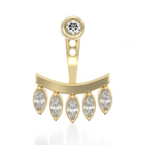 Marquises Diamonds Ear Jacket