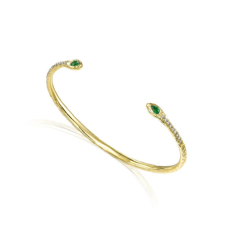 Cleo Emerald & Diamonds Cuff