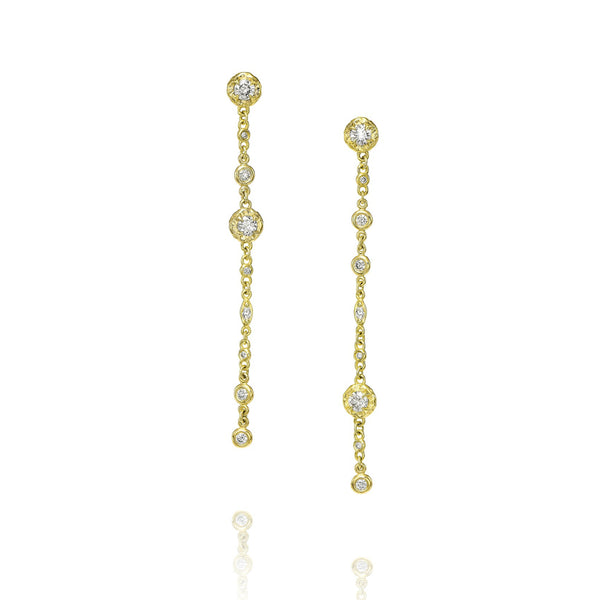 Waterfall Earrings - Diamond