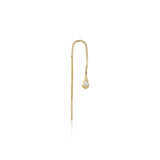 Falling Diamond Drop Earring