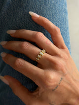 Milky Way Baguette Diamond Ring