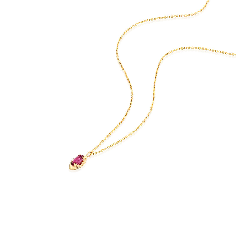 Hera Necklace- Pink Tourmaline