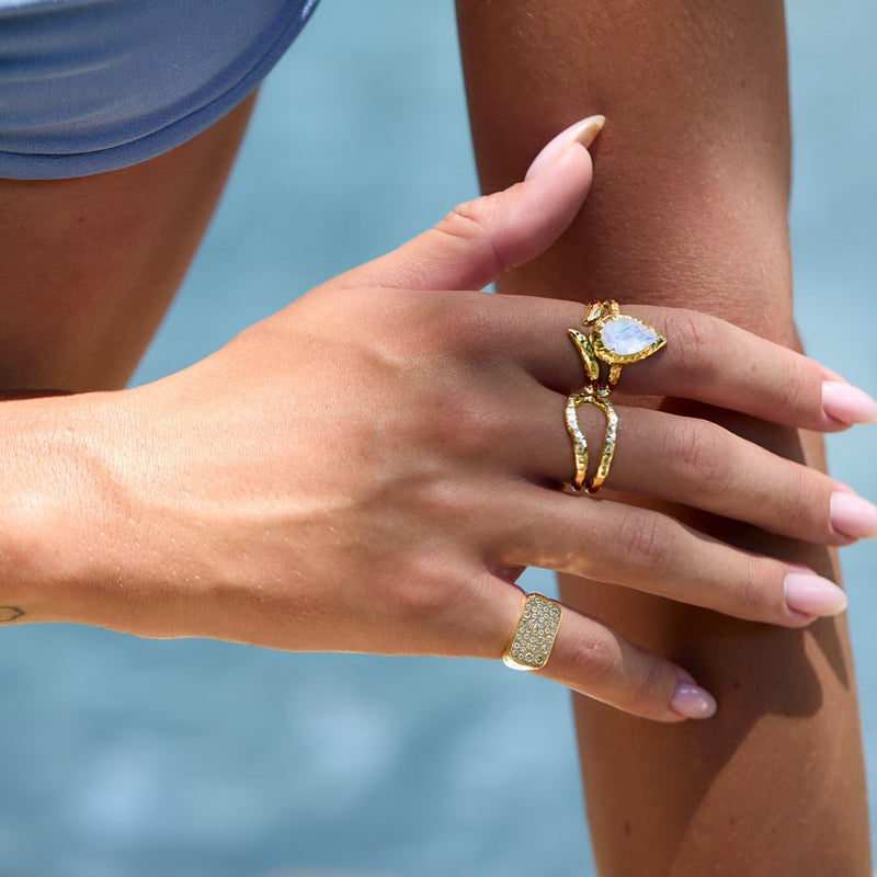 Stardust Pinky Ring - Diamonds