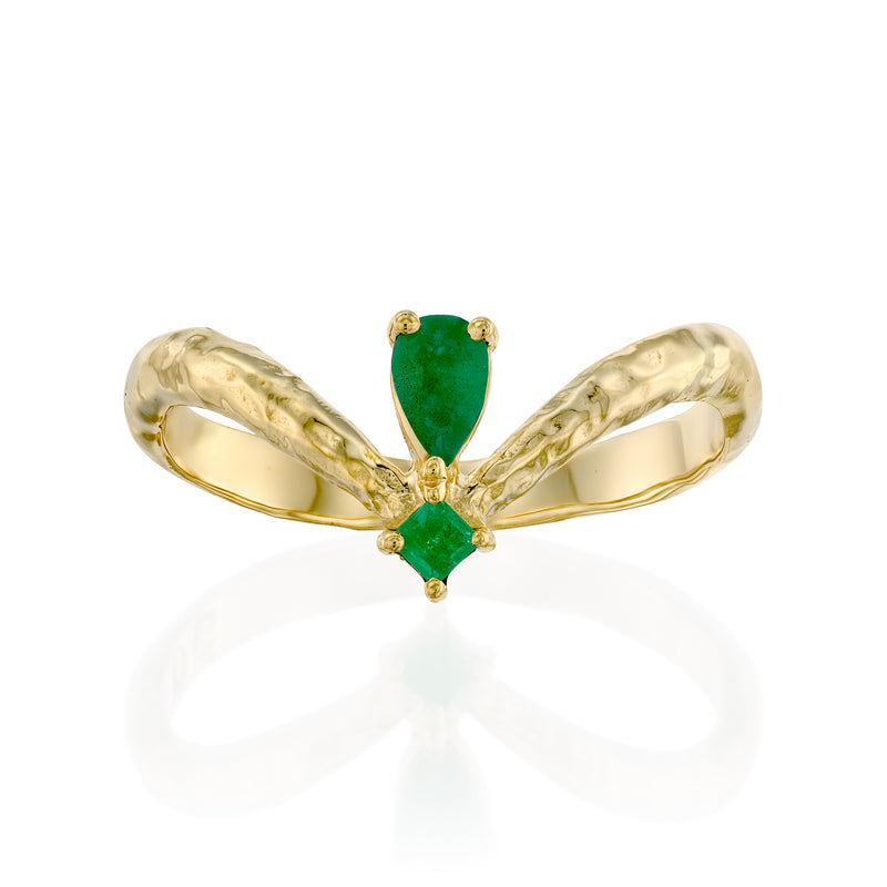 Cleopatra Ring- Emerald