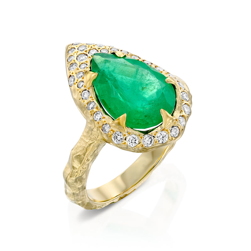 Mystic Eden Ring- Emerald