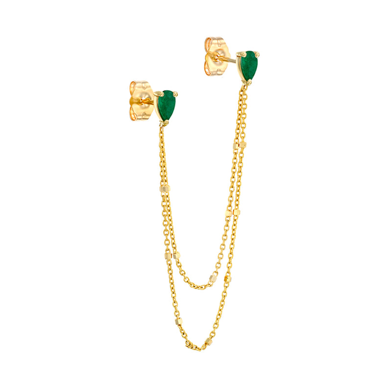 Ella Earring - Emerald