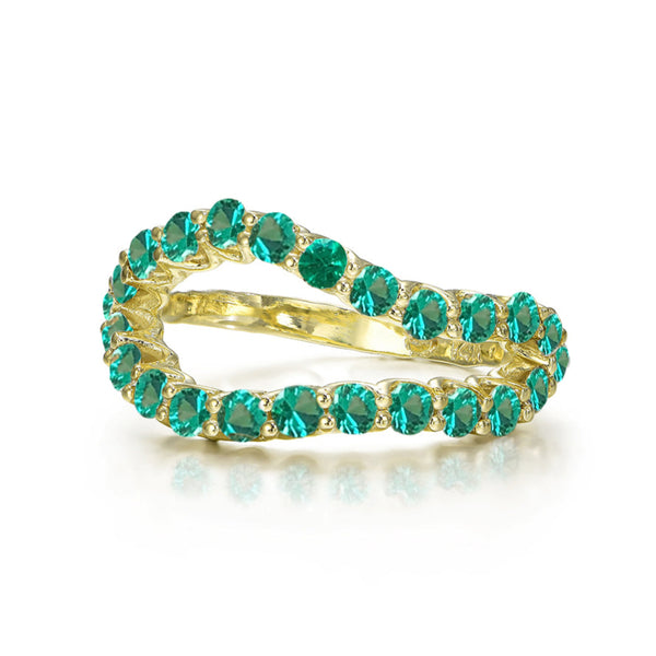 Adama Infinity Emerald Ring